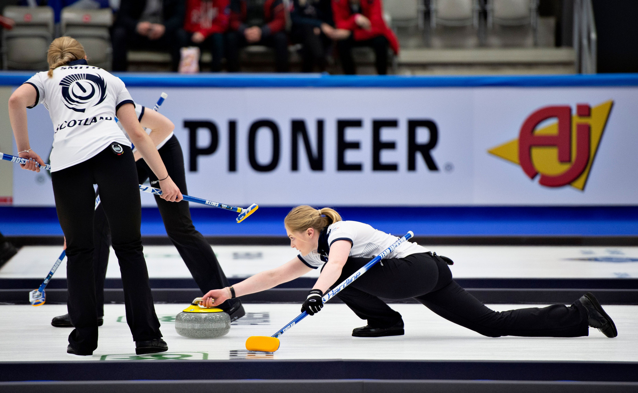 Scotland's women's team won the bronze medal at the 2016 European Curling Championships ©Getty Images