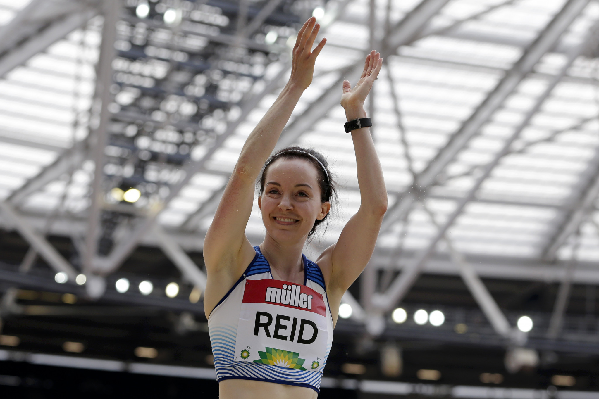 Stef Reid is one of four athlete ambassadors for the #WeAreHere campaign ©Getty Images
