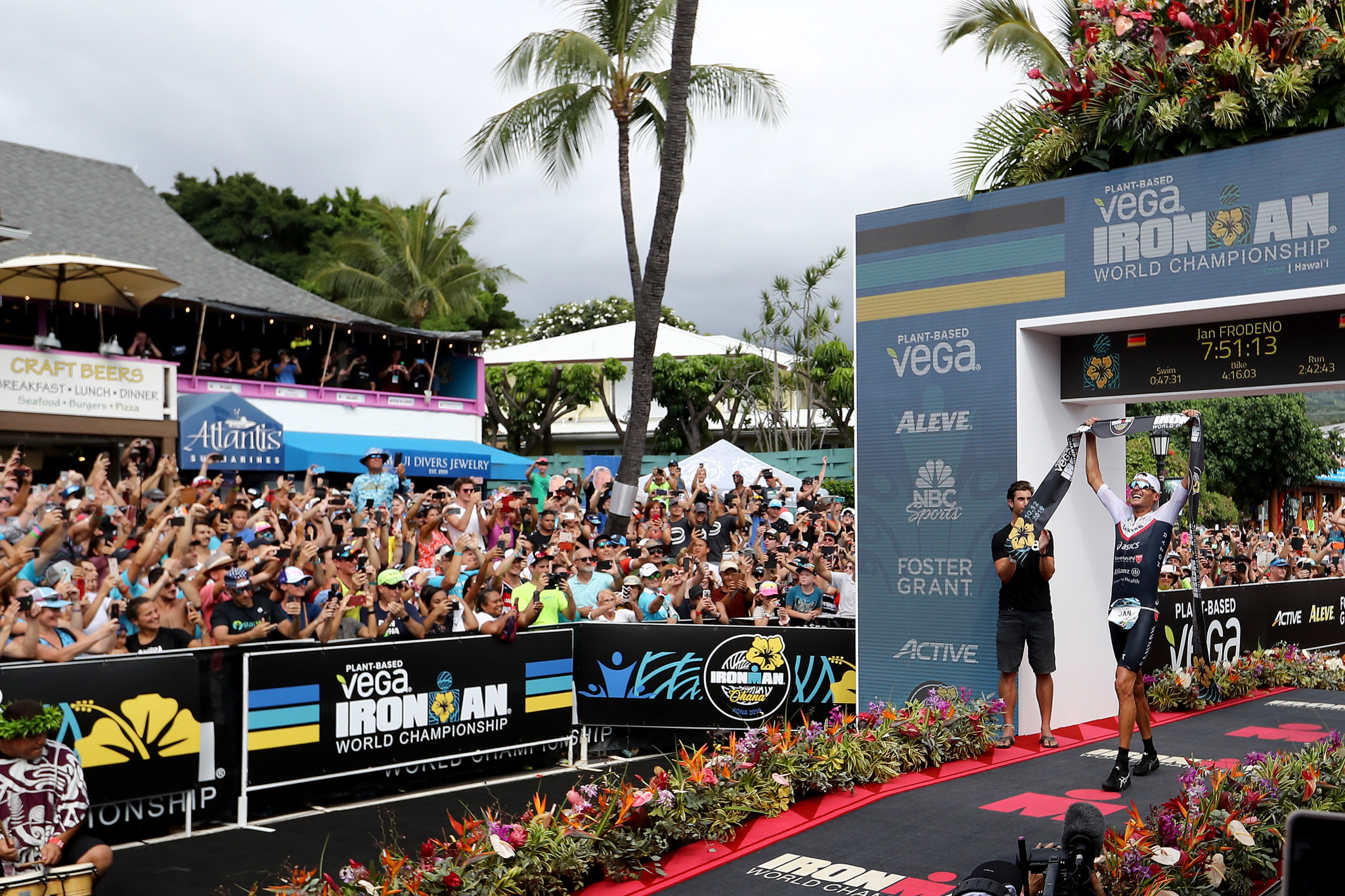 The Ironman World Championship in Hawaii last took place in 2019 when Germany's Jan Frodeno won his third title in a record time ©Getty Images