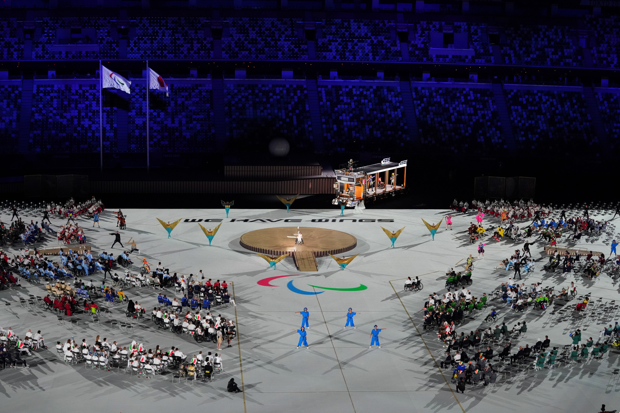 We Have Wings was the concept for the Tokyo 2020 Paralympics Opening Ceremony ©Getty Images
