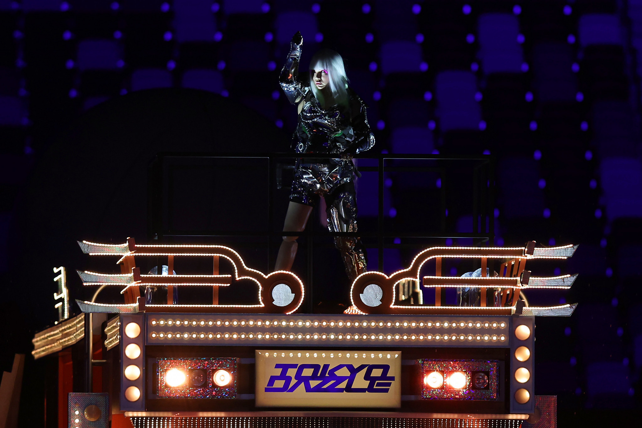 The Dazzling Truck featured as part of dance performances at the Tokyo 2020 Paralympics Opening Ceremony ©Getty Images