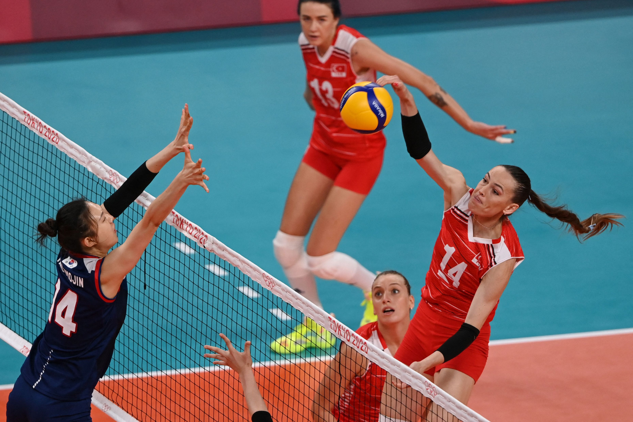 Turkey was knocked out of the women's volleyball quarter-finals at Tokyo 2020 ©Getty Images