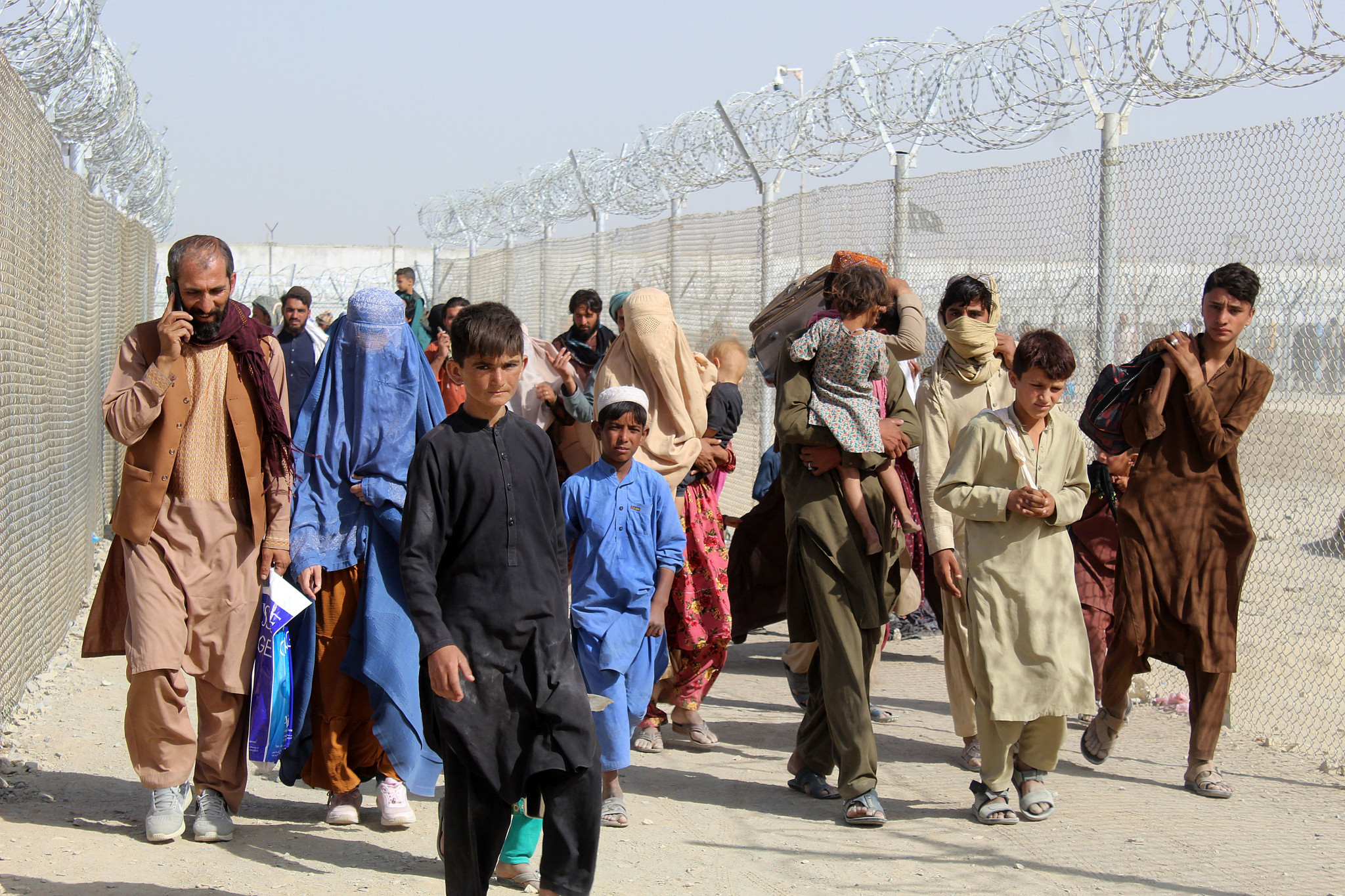 Citizens living in Afghanistan are desperately trying to leave the country after the Taliban's takeover ©Getty Images