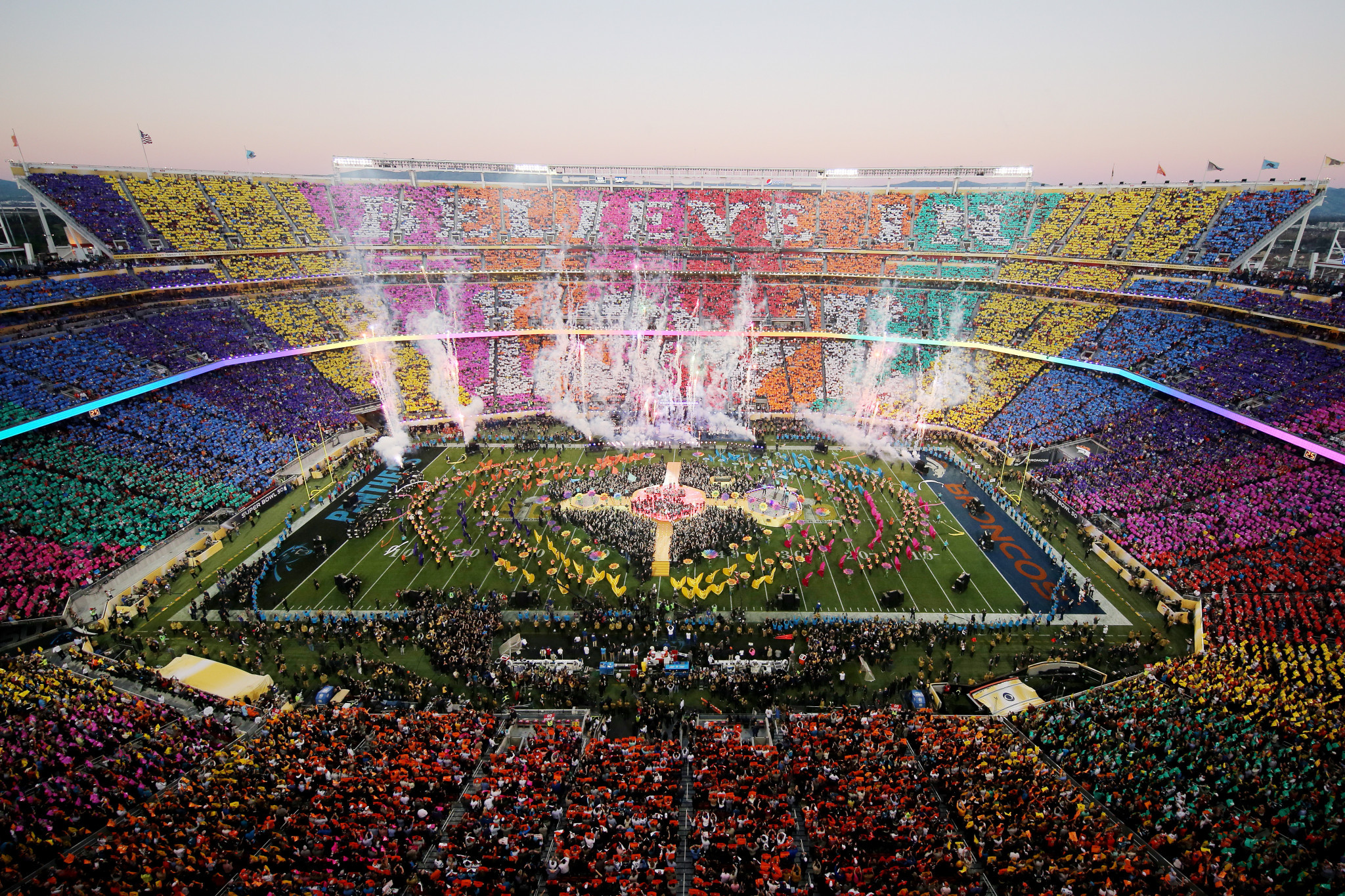 The Super Bowl halftime show, worked on by Hamish Hamilton and Misty Buckley, received 115.5 million viewers worldwide ©Getty Images