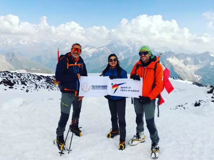 Farah Al Asa'ad has now climbed two of the world's Seven Summits ©Farah Al Asa'ad/THF