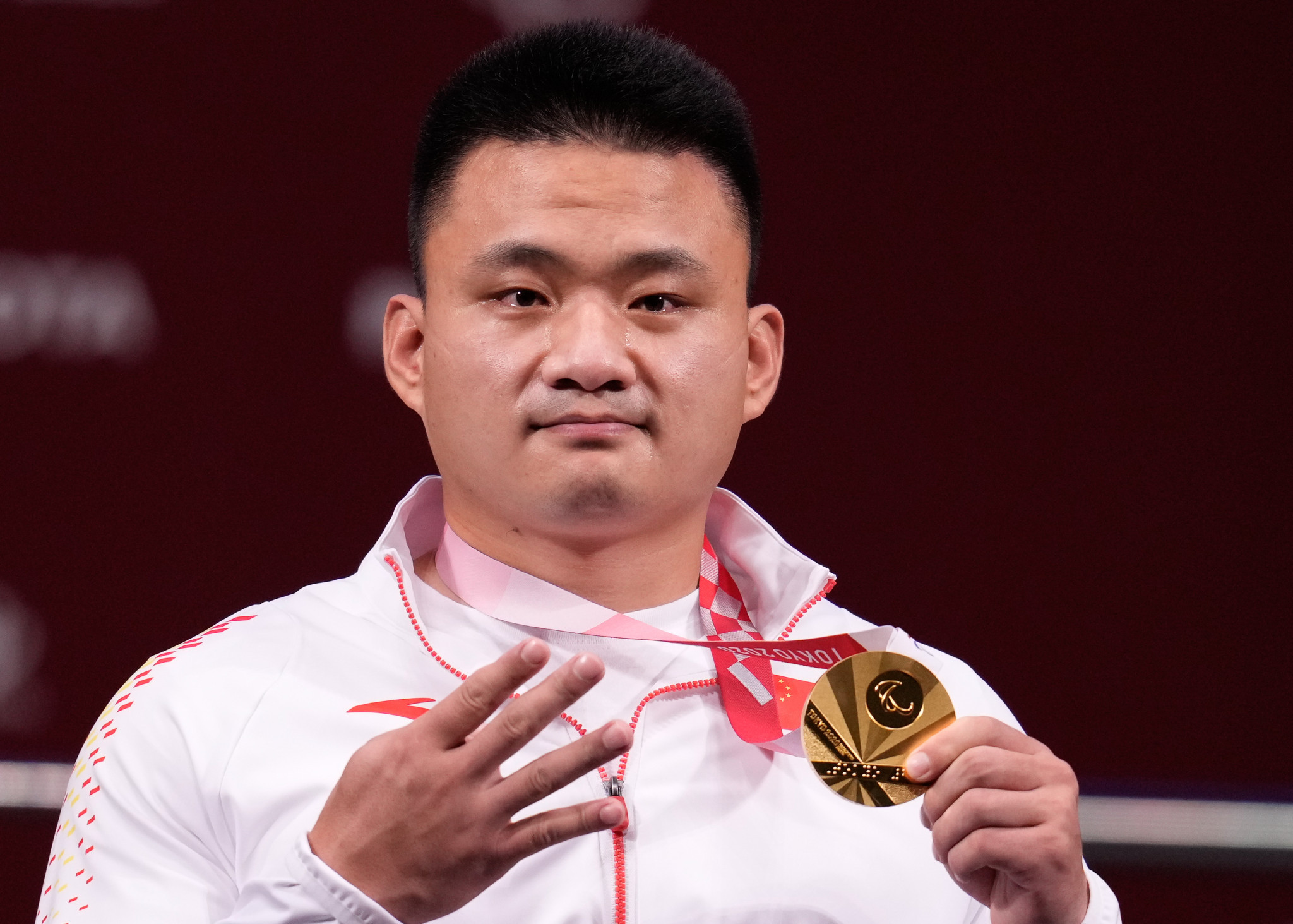 China won three powerlifting gold medals today, with Liu Lei among the winners - collecting a four Paralympic title at what are expected to be his last Games ©Getty Images
