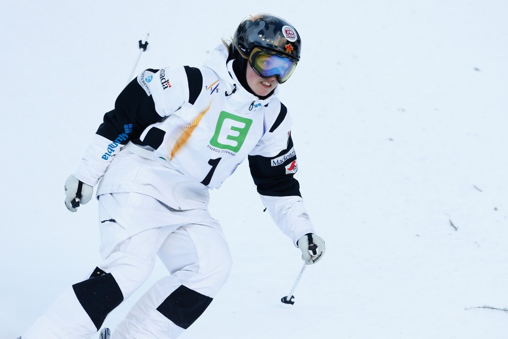 Canada's Justine Dufour-Lapointe reclaimed the overall World Cup lead from sister Chloe with victory at Deer Valley