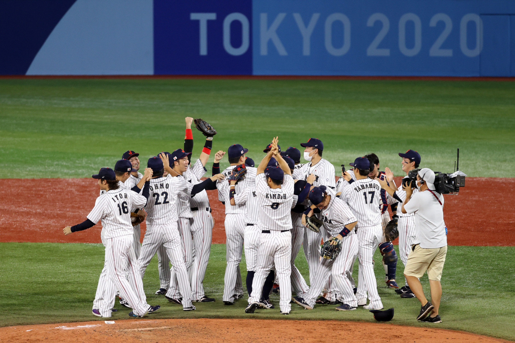 Japan followed up softball gold with baseball gold at the Olympics ©Getty Images