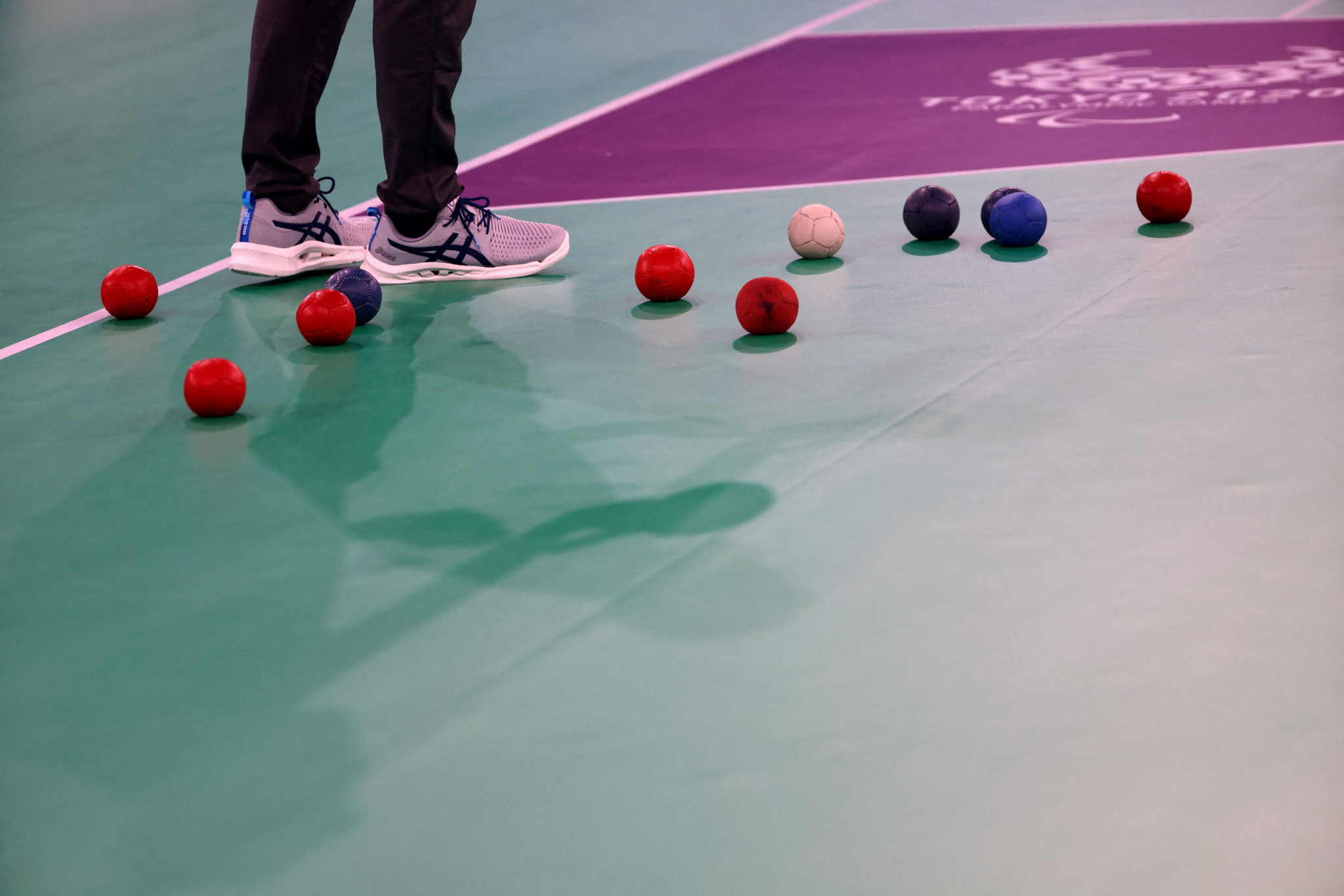 Boccia competition began at the Ariake Gymnastics Centre ©Getty Images