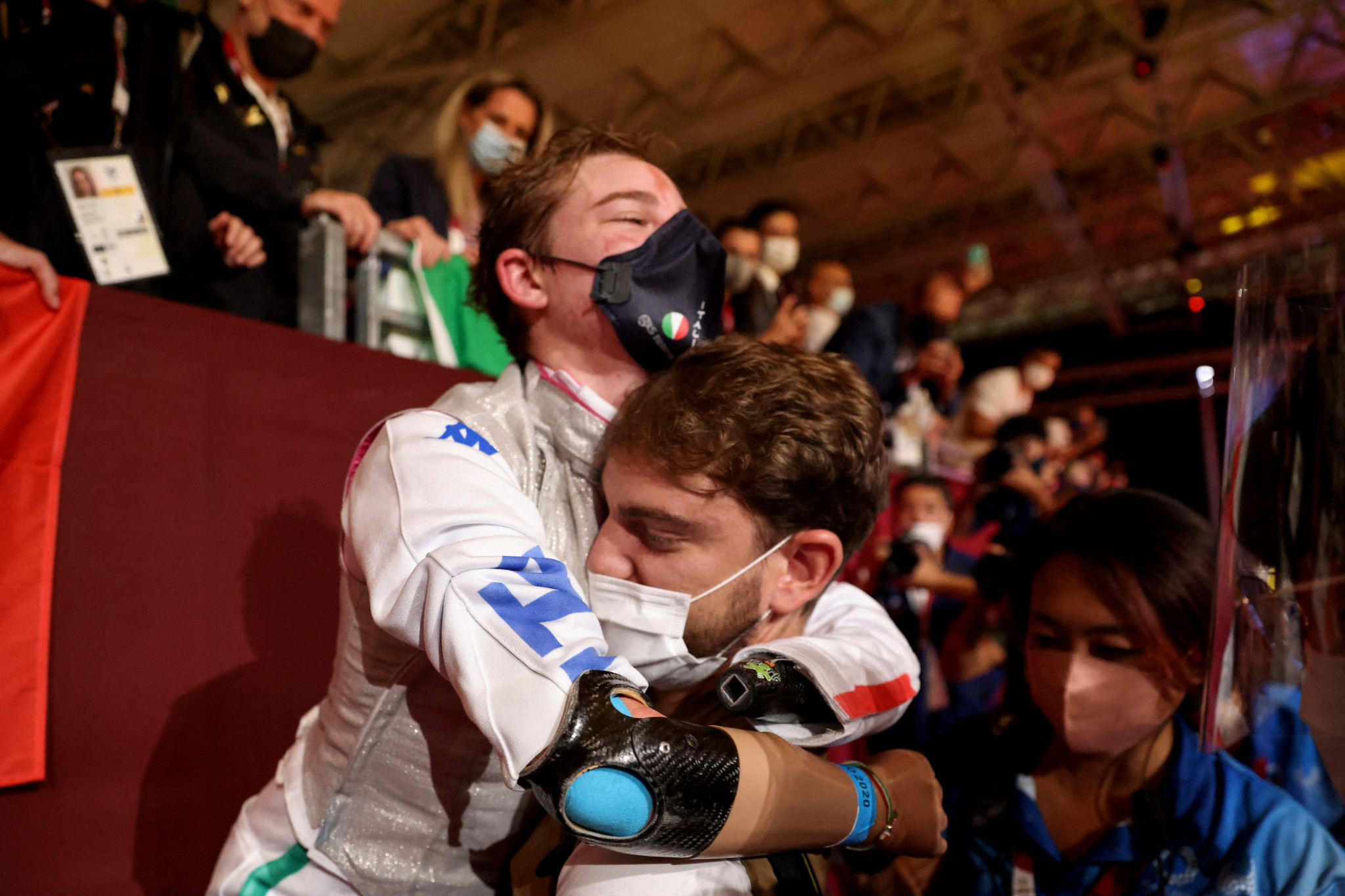 Italy's Beatrice Vio won the women's wheelchair foil category B event for the second straight Games ©Getty Images