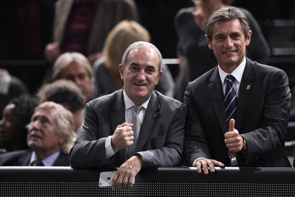 French Tennis Federation director general Gilbert Ysern is believed to have clashed with President Jean Gachassin (left) in recent months, including over the appointment of Yannick Noah as the Davis Cup captain ©Getty Images