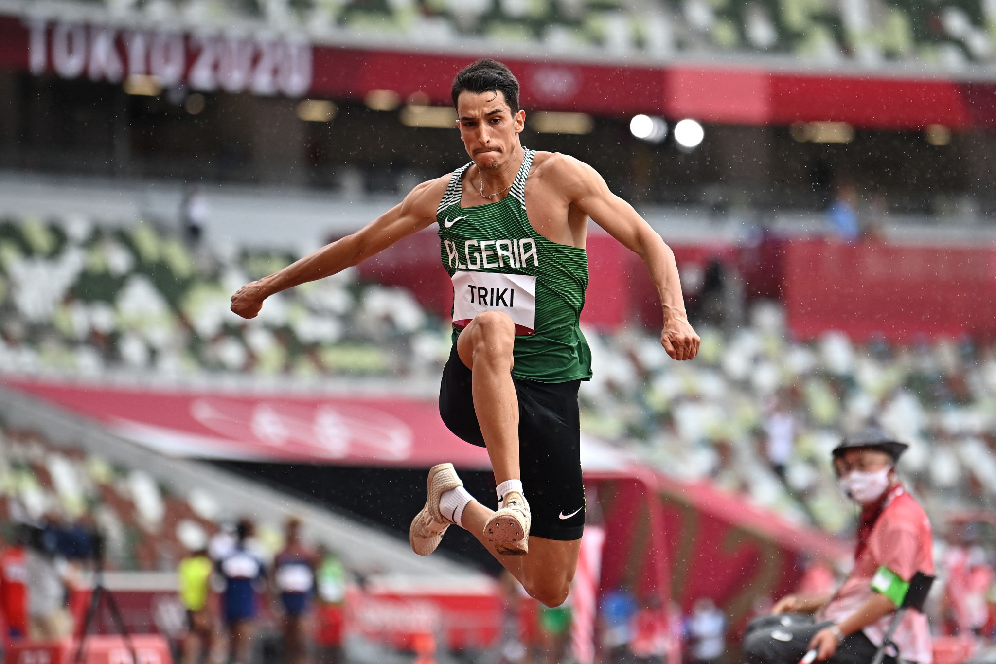 Yasser Triki's fifth place in the men's triple jump was Algeria's best result at the Tokyo 2020 Olympics ©Getty Images