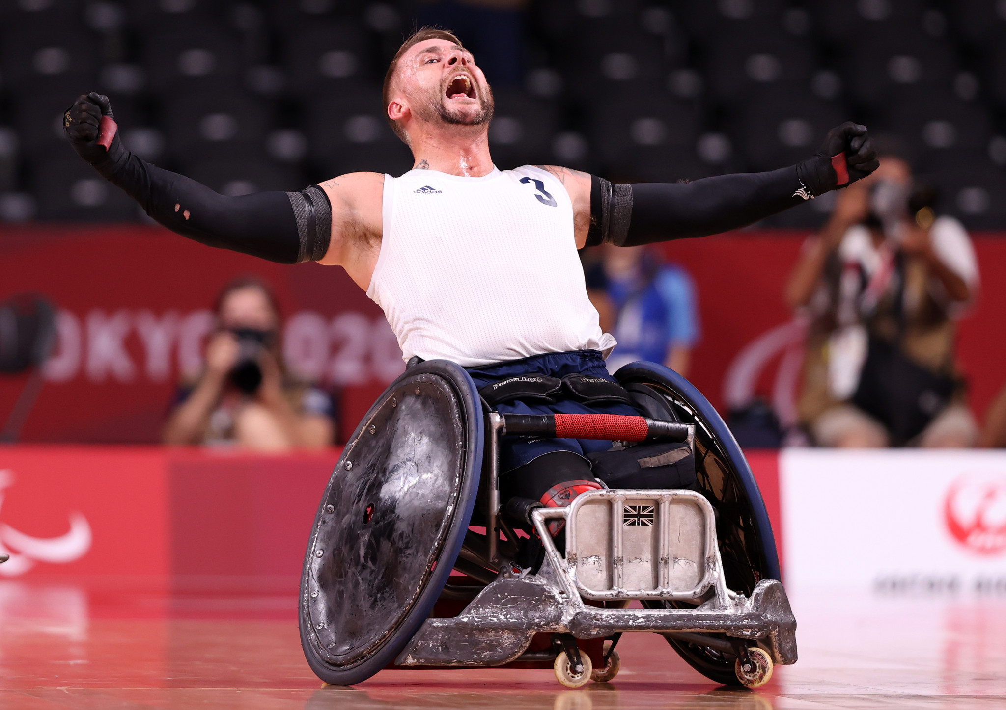 Britain won a historic first ever wheelchair rugby gold, defeating the United States 54-49 in a hotly contested final ©Getty Images