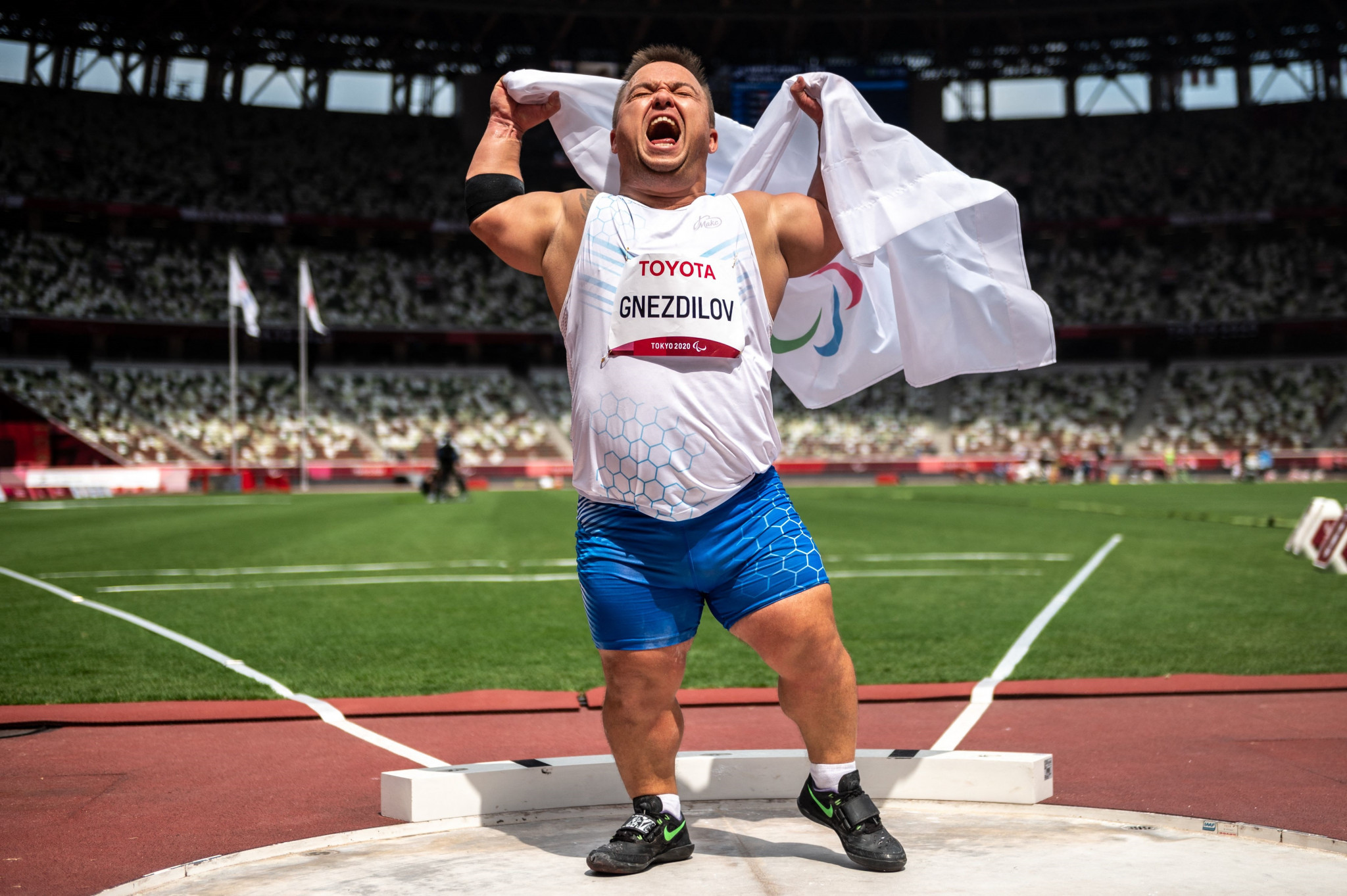 Ukraine paralympics shot put