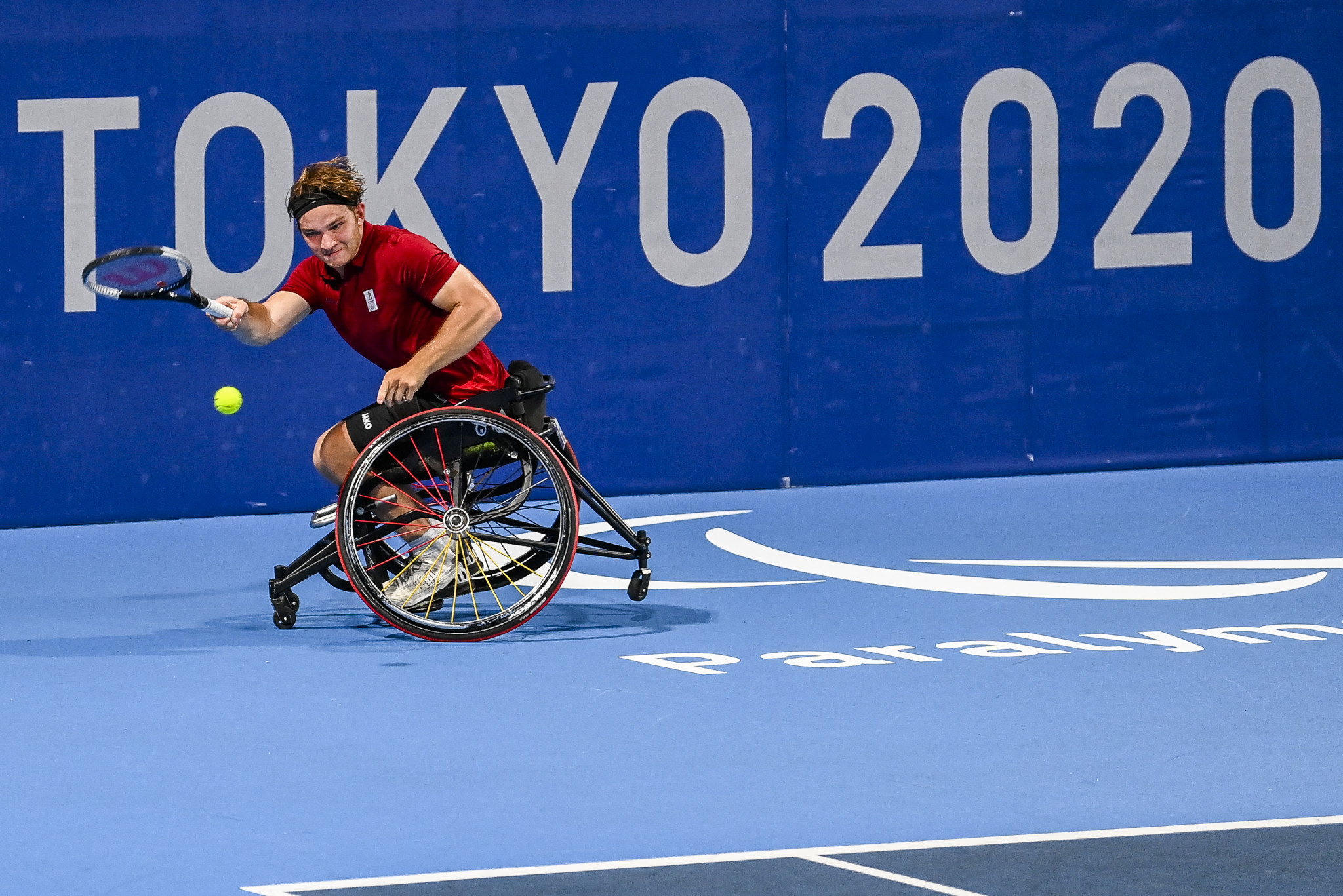 Players battled to get to the latter stages of the wheelchair tennis events ©Getty Images