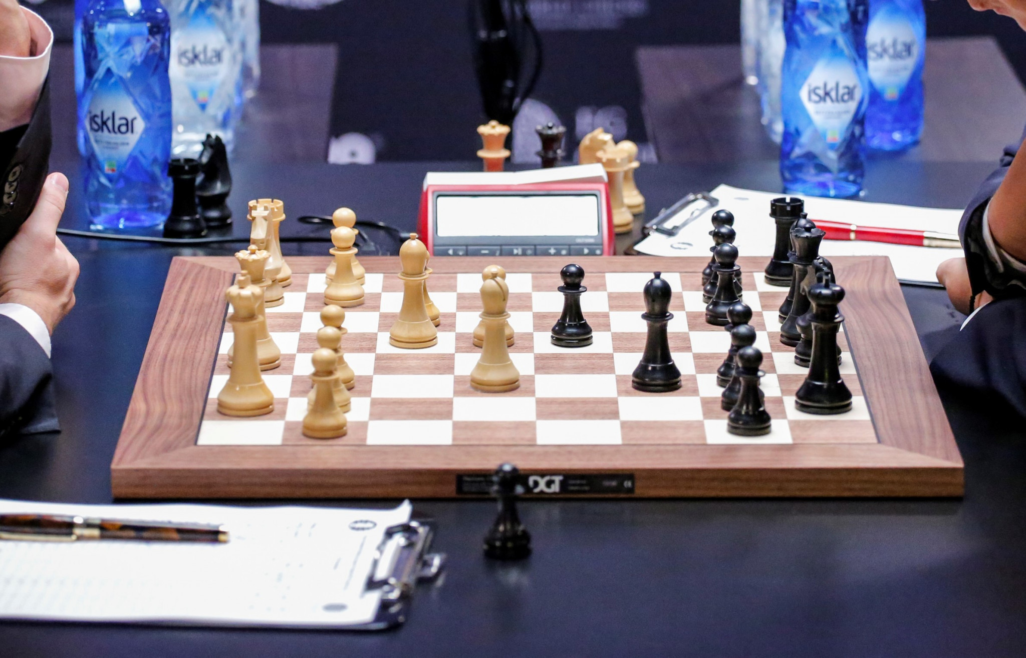 There is a three-way tie for the lead following the fifth round of matches at the European Individual Chess Championship in Reykjavik ©Getty Images