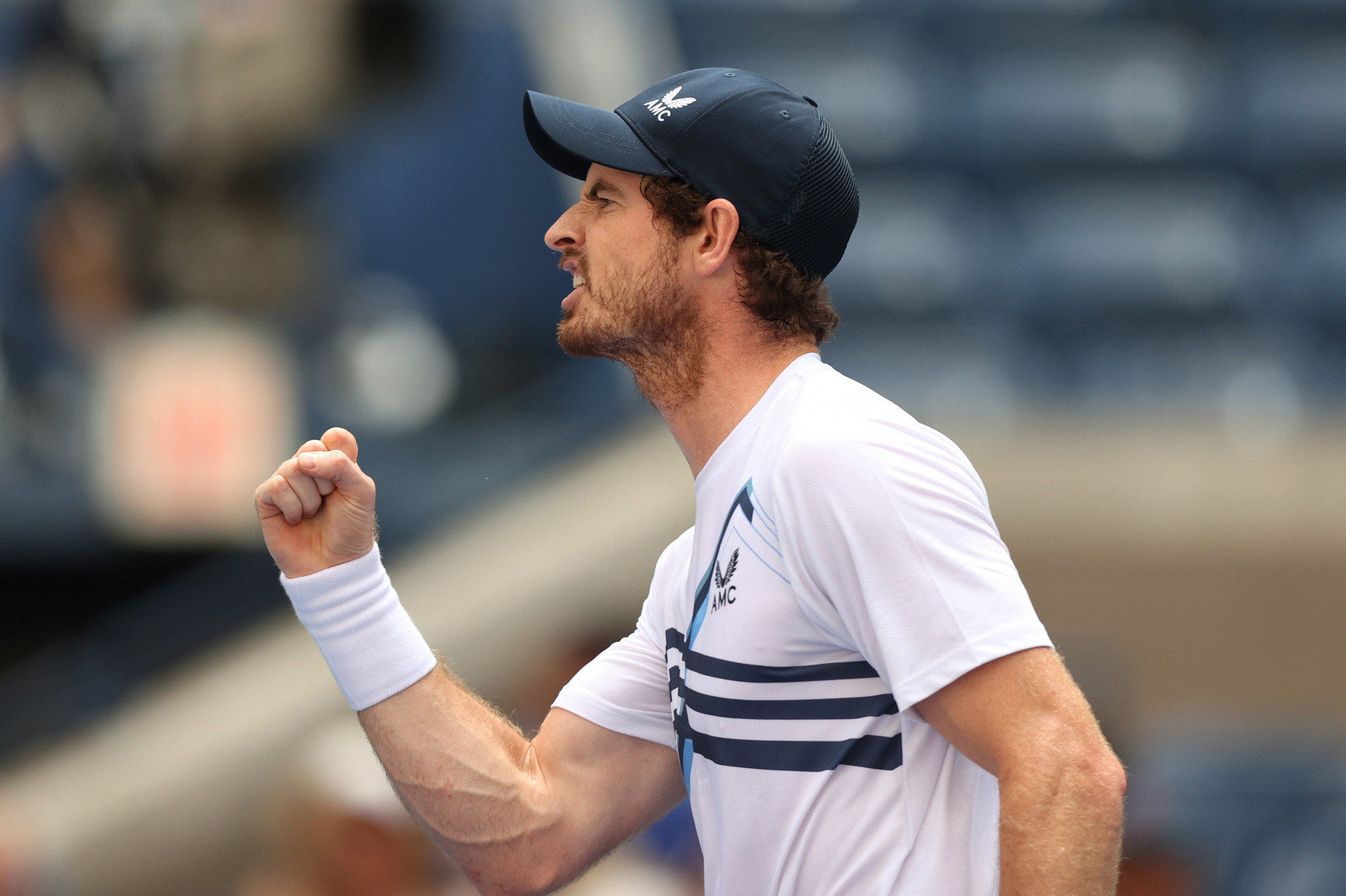 Britain's Andy Murray, a former US Open champion, was involved in an epic five set tussle with Stefanos Tsitsipas, which the Greek player edged in just under five hours ©Getty Images
