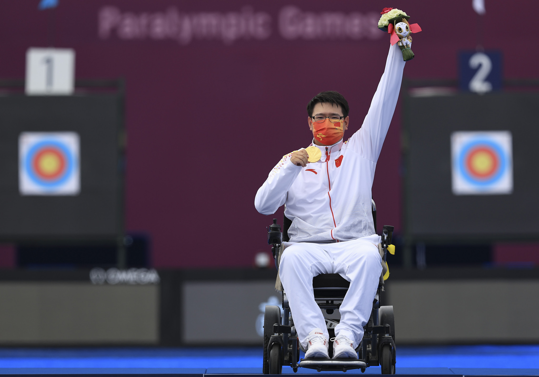 China’s He Zihao earned his second Paralympic Games gold medal of Tokyo 2020 ©Getty Images