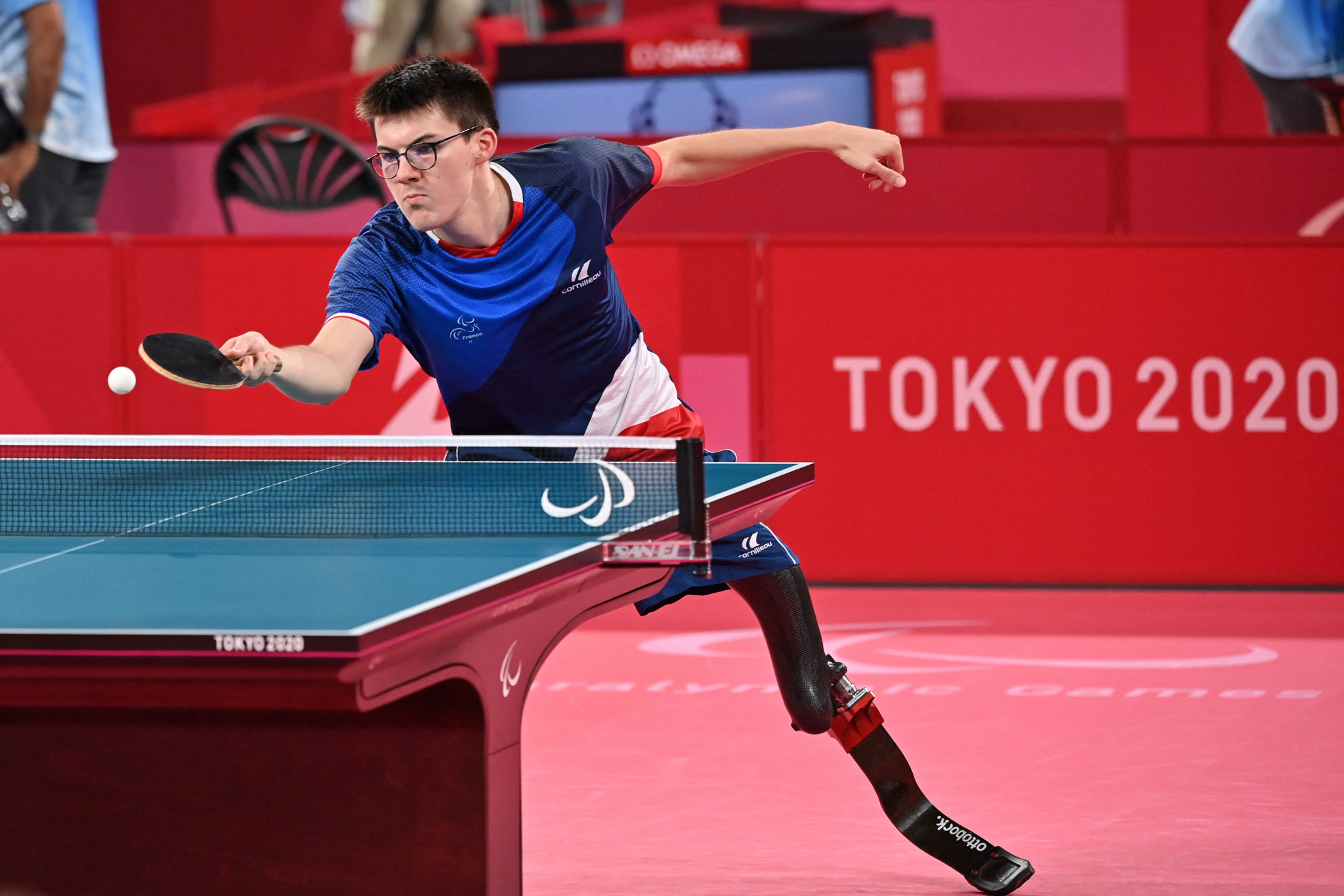 Team events were the focus of table tennis action at the Tokyo Metropolitan Gymnasium ©Getty Images