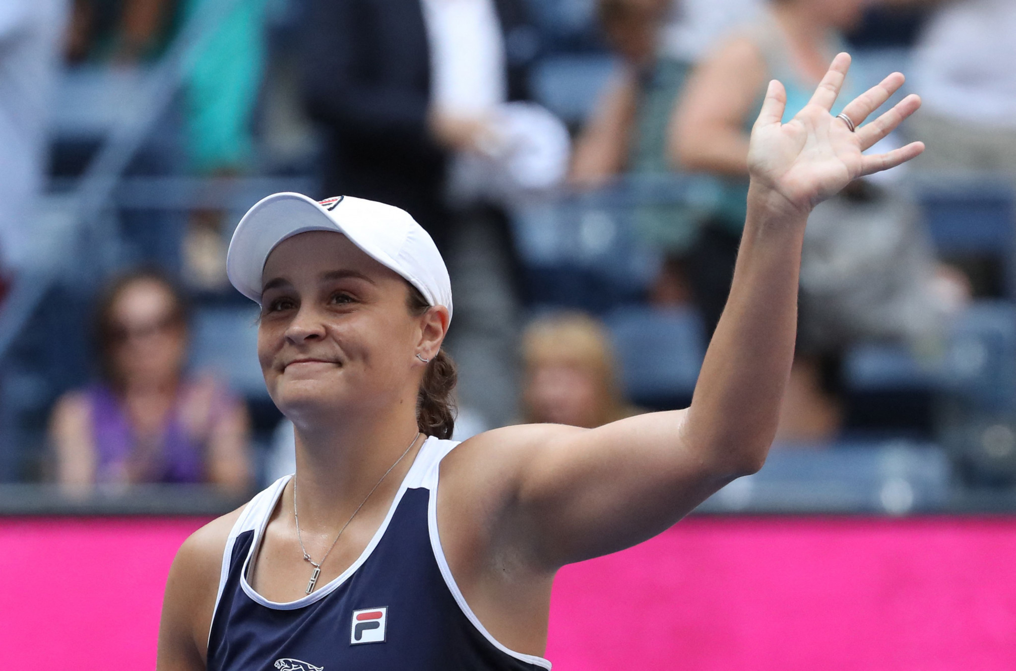 Women's top seed Ashleigh Barty was taken to a tiebreak in the second set during her first round win against Vera Zvonareva ©Getty Images