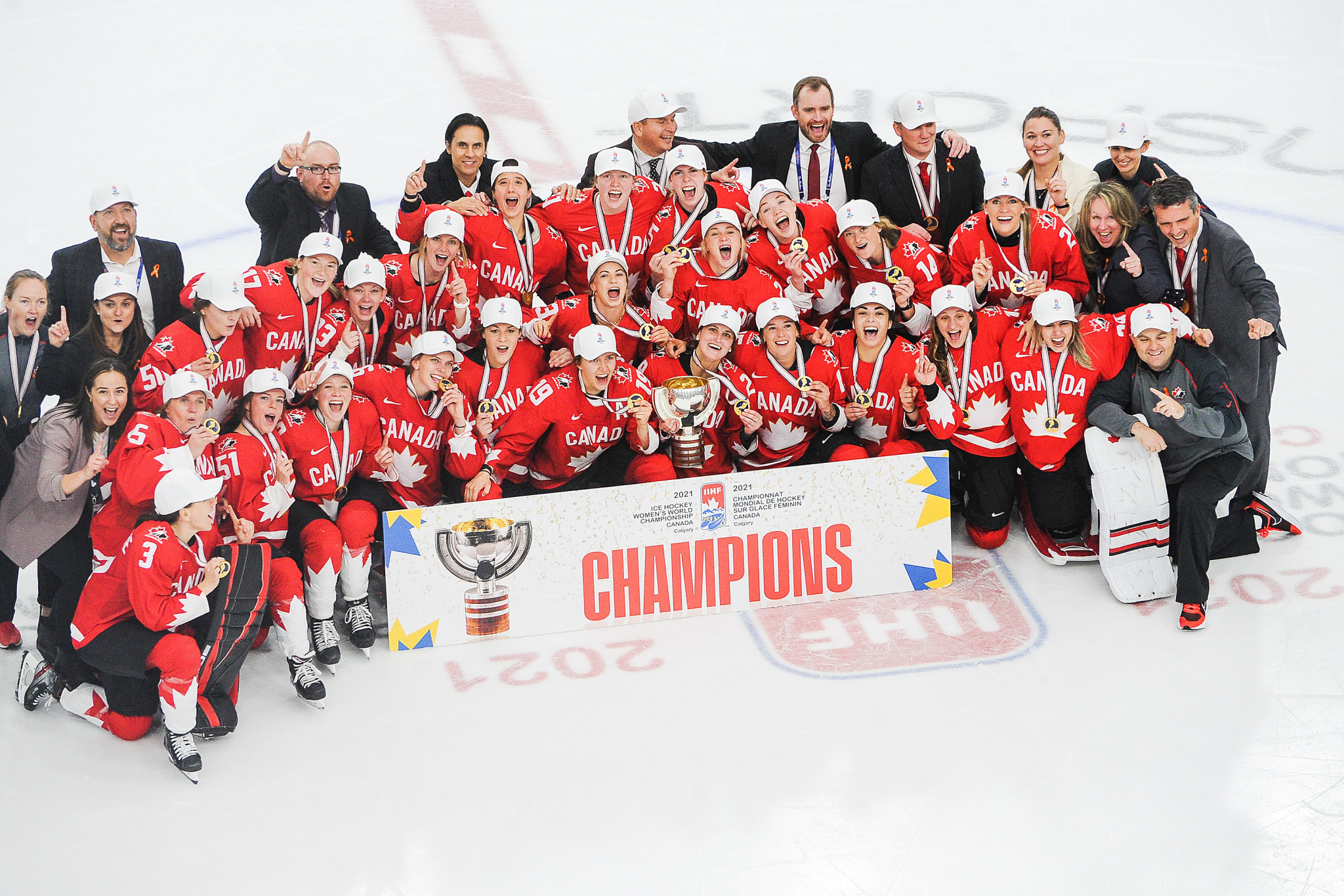 Canada secured its 11th IIHF Women's World Championship title courtesy of an overtime win against the United States in Calgary ©Getty Images