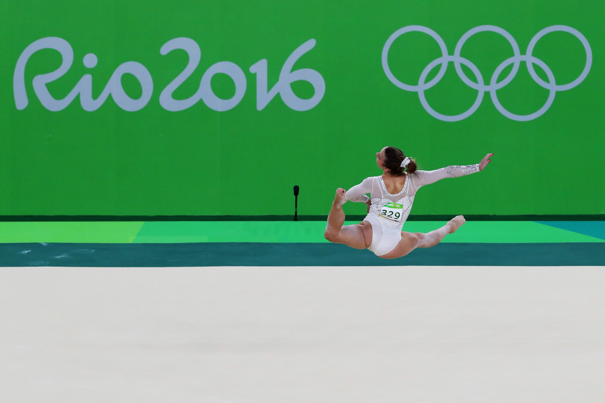 Ana Đerek competed in Rio 2016 and Tokyo 2020 in the floor exercise and balance beam events ©Getty Images