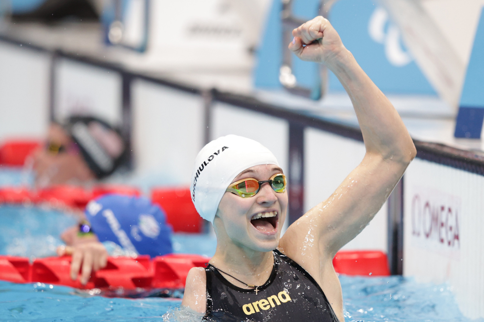 Teenager Viktoriia Ishchiulova was in sensational form at the Tokyo Aquatics Centre ©Getty Images