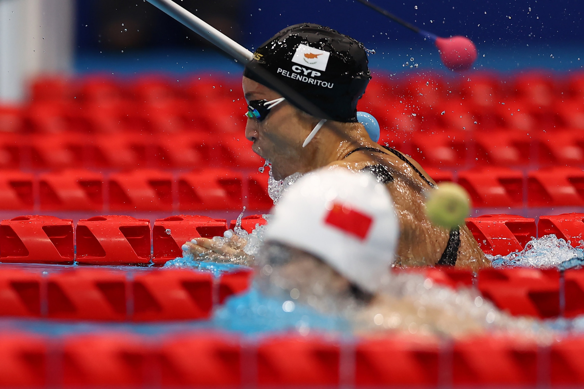 Karolina Pelendritou battled it out with Ma Jia for gold ©Getty Images