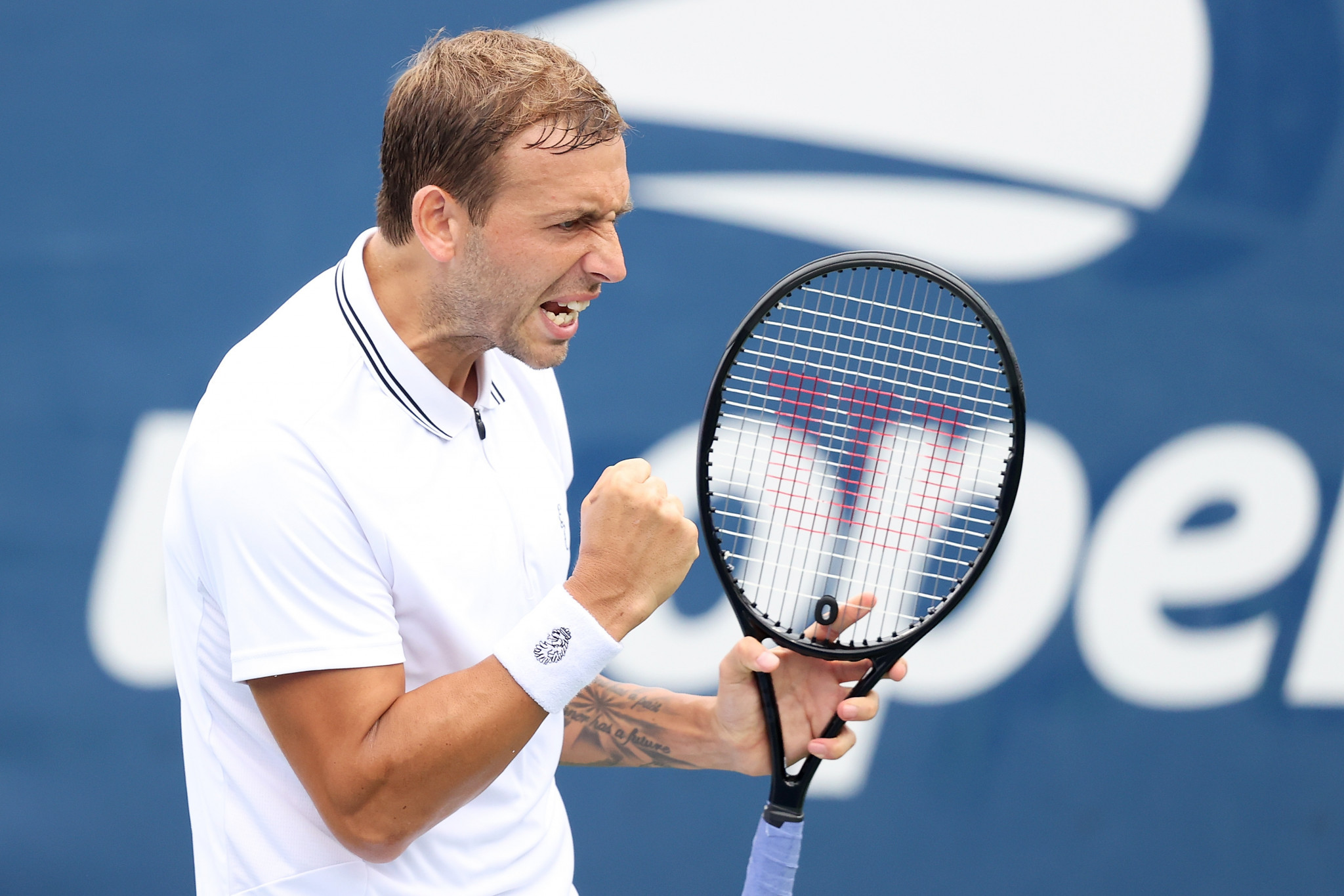 Dan Evans is Britain's last remaining men's player following Cameron Norrie and Andy Murray's eliminations ©Getty Images