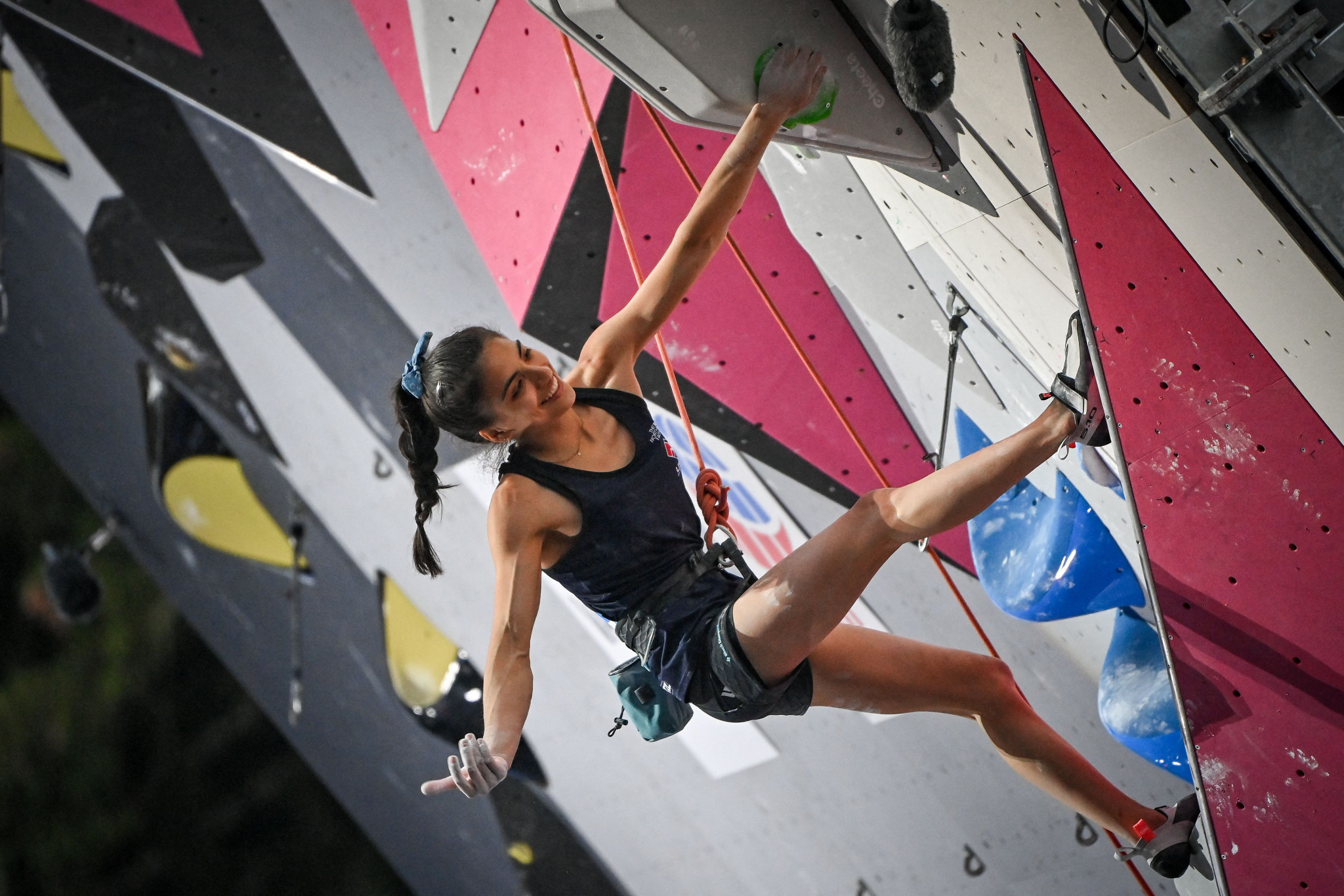 Natalia Grossman has an eight-point lead at the top of the IFSC women's lead World Cup standings with 231 ©Getty Images