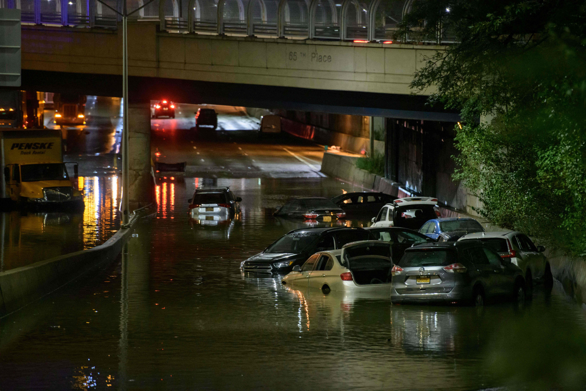 New York received 3.15 inches of rain in one hour, marginally less than the 3.19 that Chicago averages in a month ©Getty Images