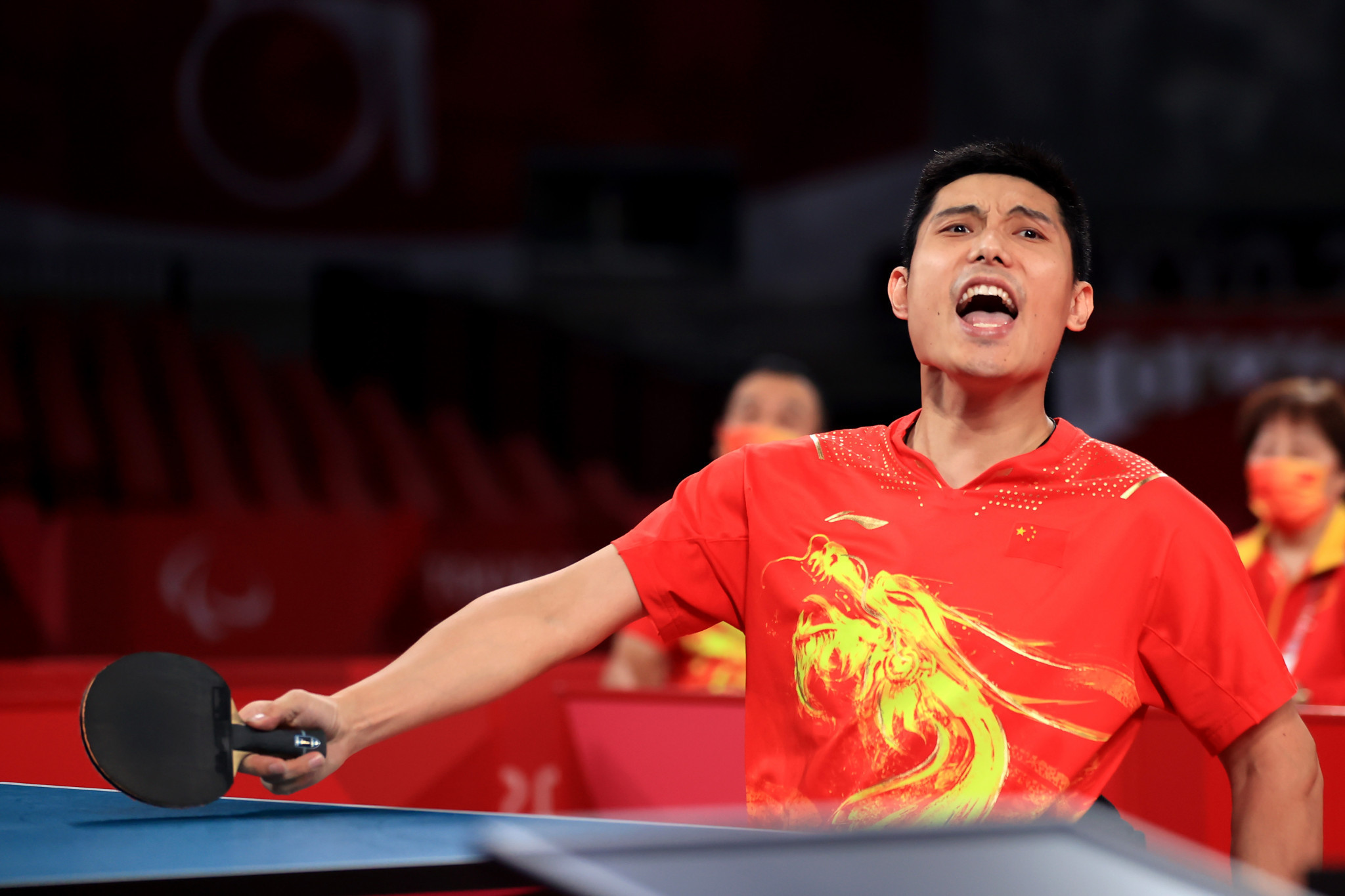 China were dominant today at the Tokyo Metropolitan Gymnasium, winning all five team table tennis gold medals on offer ©Getty Images