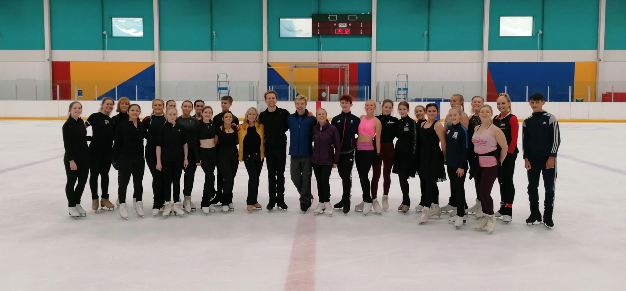Jayne Torvill and Christopher Dean led the first weekend of the British Ice Skating Academy of Dance ©British Ice Skating