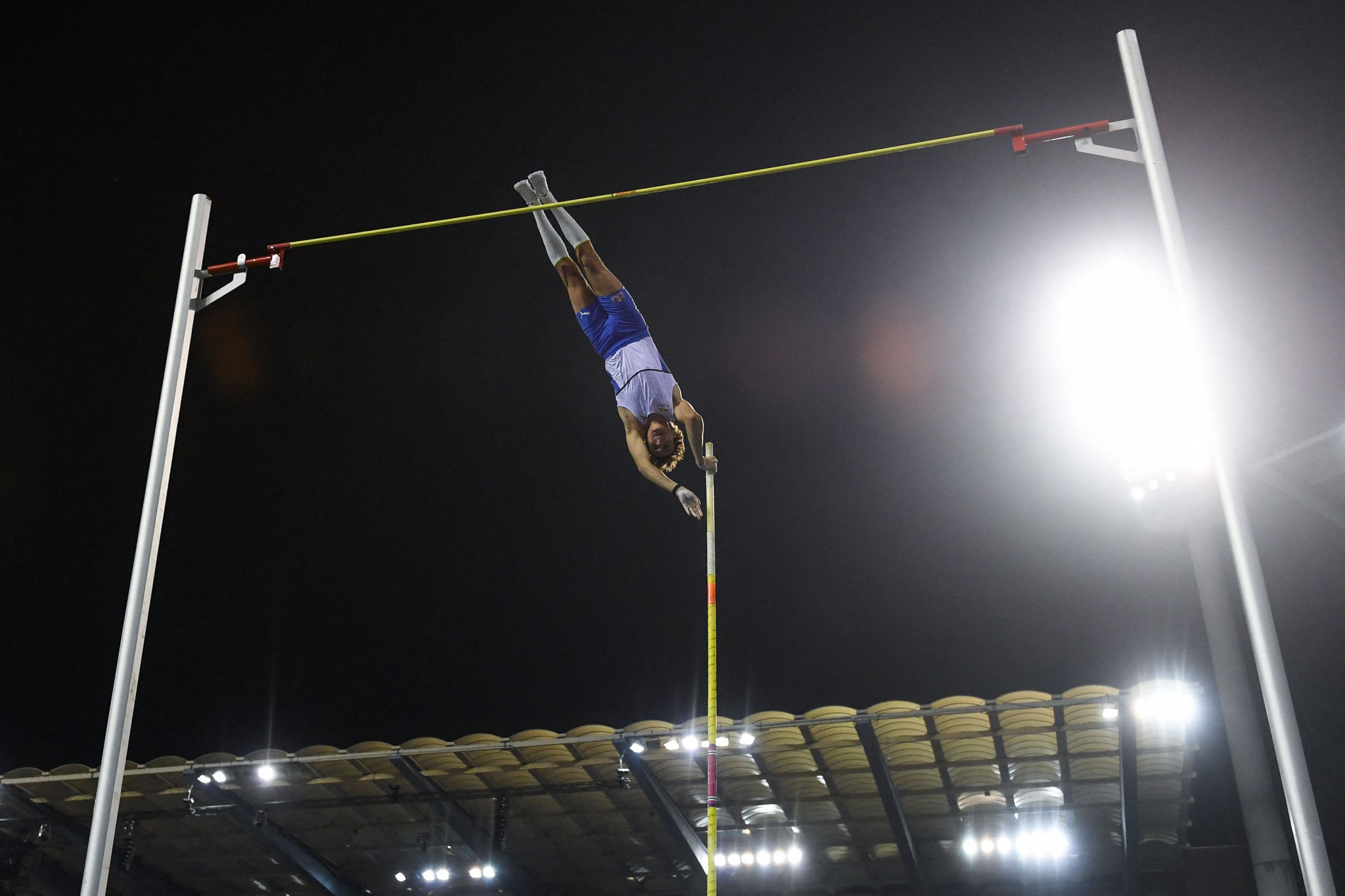 Mondo Duplantis took the pole vault victory, but was unable to break his own world record ©Getty Images