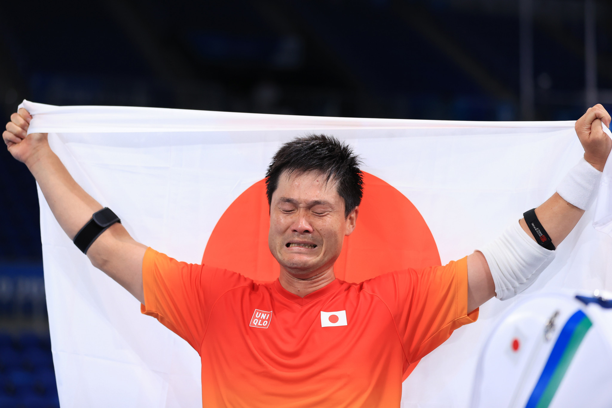 Shingo Kunieda won the men's singles to round off wheelchair tennis competition at the Tokyo 2020 Paralympics ©Getty Images