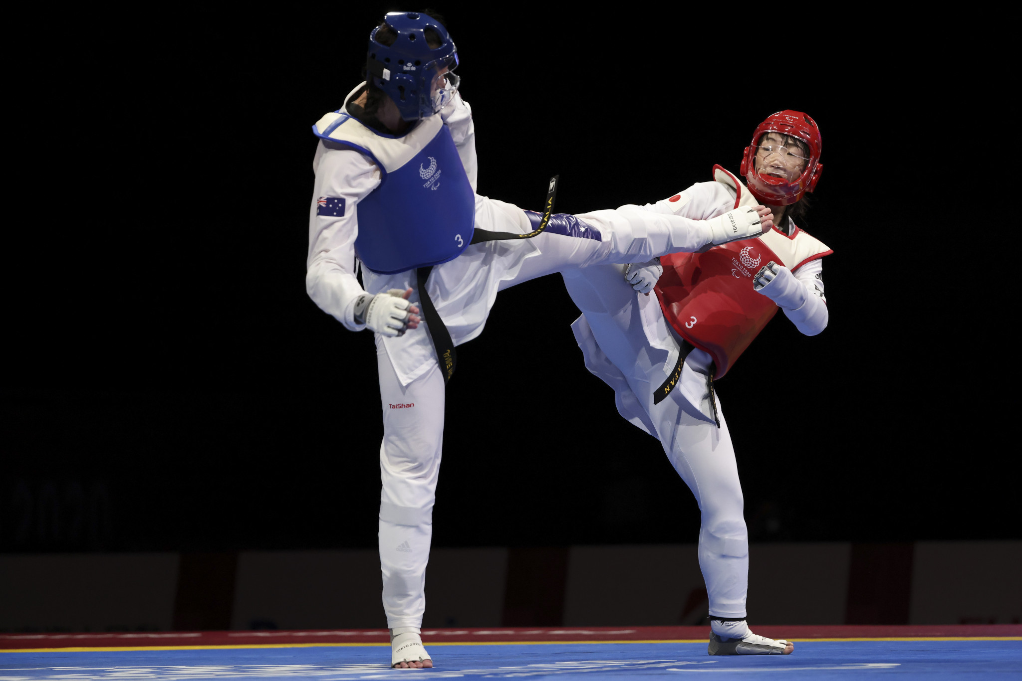 Janine Watson claimed one of four bronze medals on the final day of taekwondo competition at the Tokyo 2020 Paralympics ©Getty Images