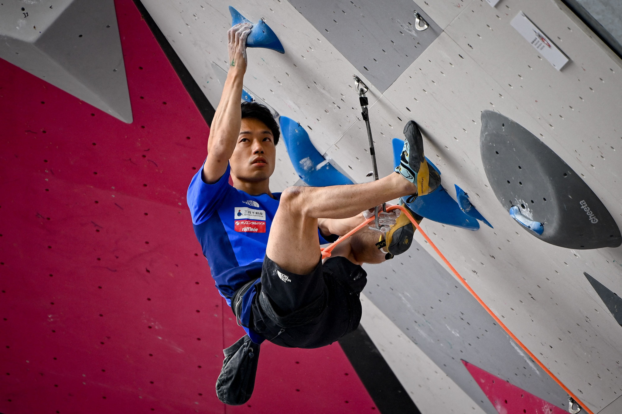 Masahiro Higuchi won the IFSC men's lead World Cup leg in Kranj to move up to third in the season's standings ©Getty Images