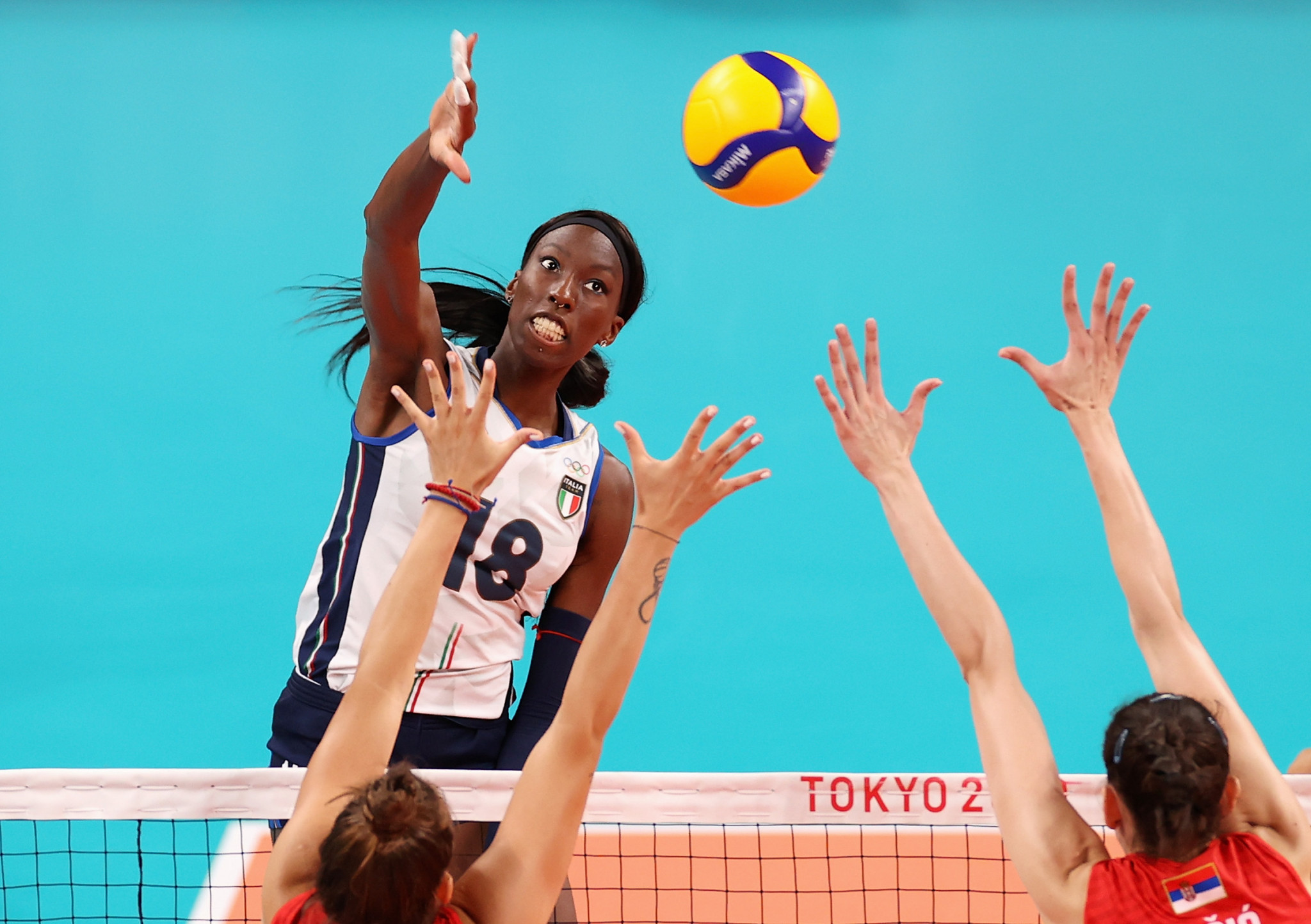 Italy's Paola Egonu top scored in the final with 29 points, and was named the tournament's most valuable player ©Getty Images