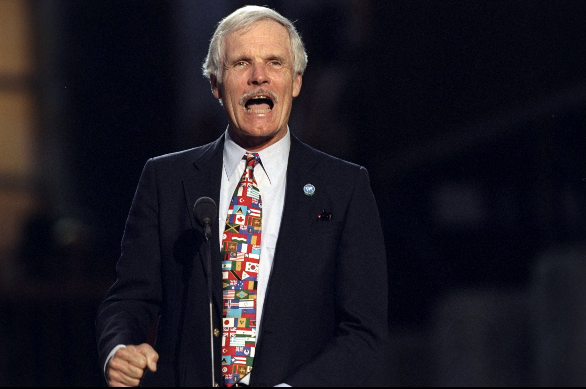 Television magnate Ted Turner founded the Goodwill Games ©Getty Images