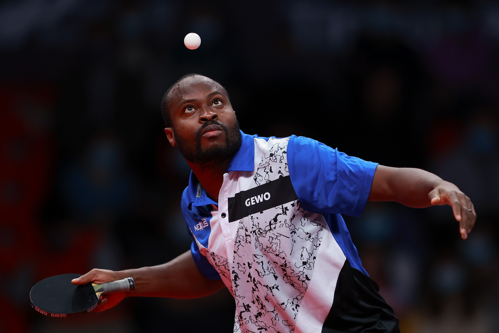 Men's singles defending champion Quadri Aruna progressed in both the singles and doubles events in Yaoundé ©Getty Images