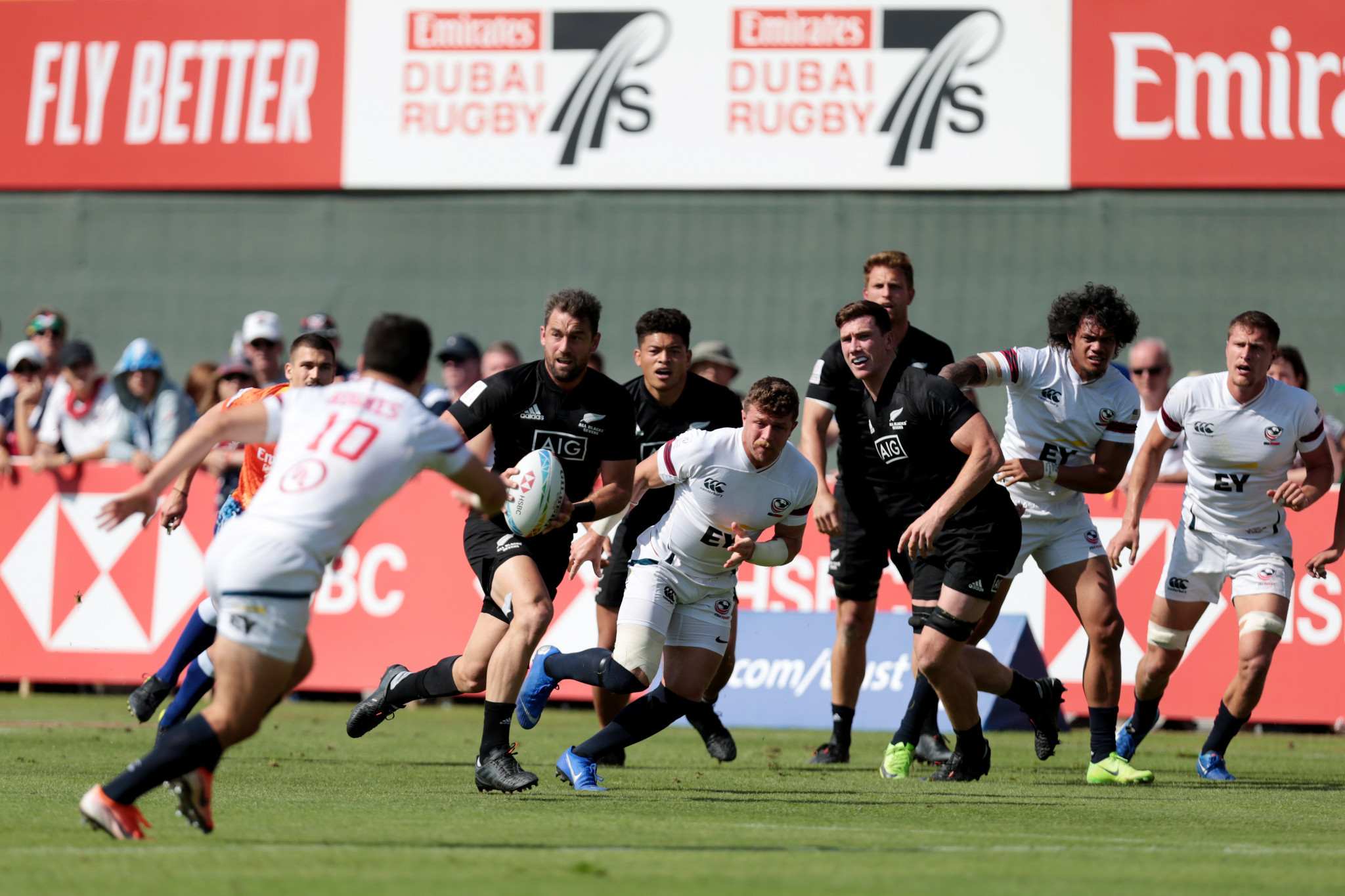 The 2022 HSBC World Rugby Sevens Series is due to open with back-to-back events in Dubai in November ©Getty Images