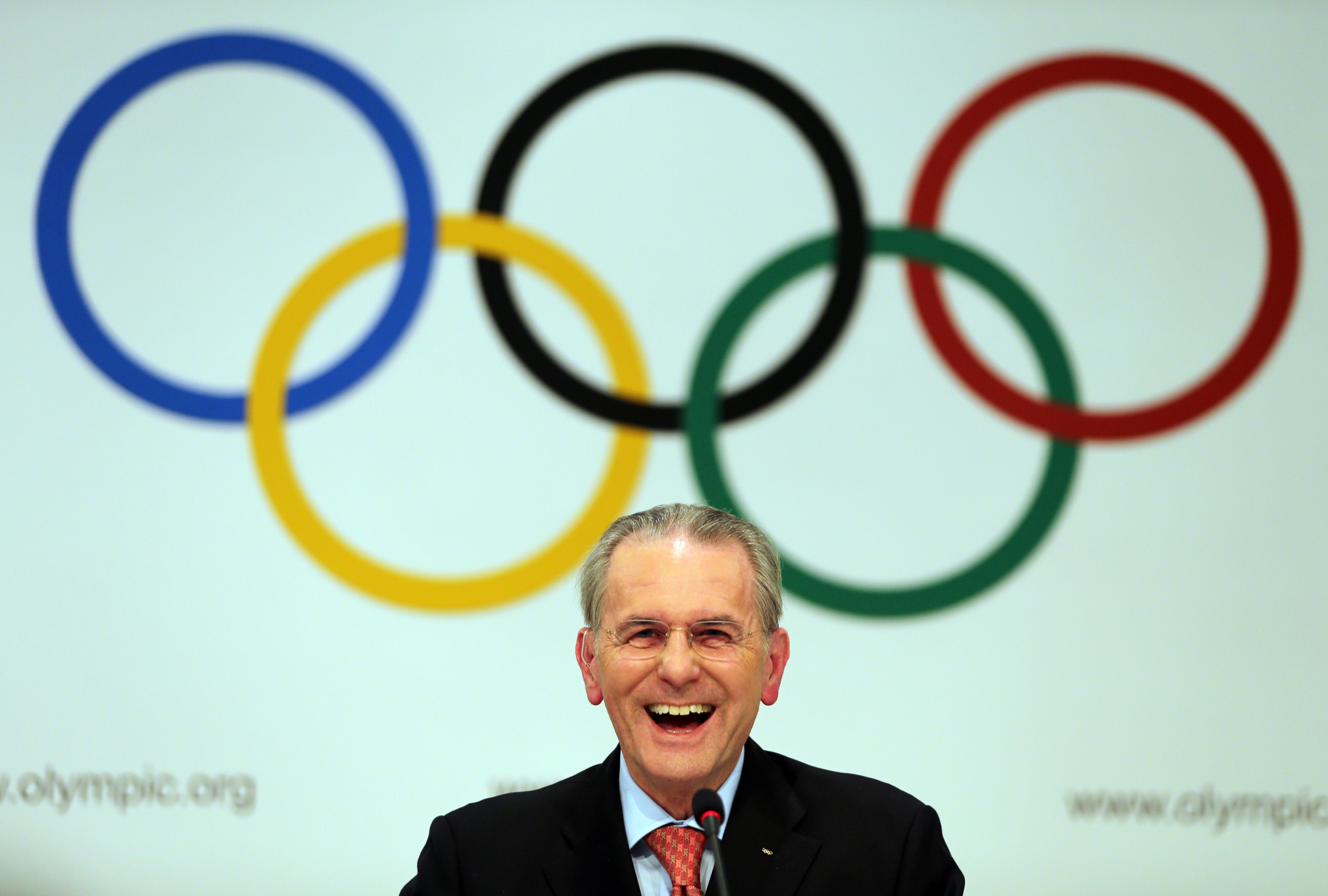 The FITEQ said former IOC President Jacques Rogge "inspired us as sports leaders" ©Getty Images