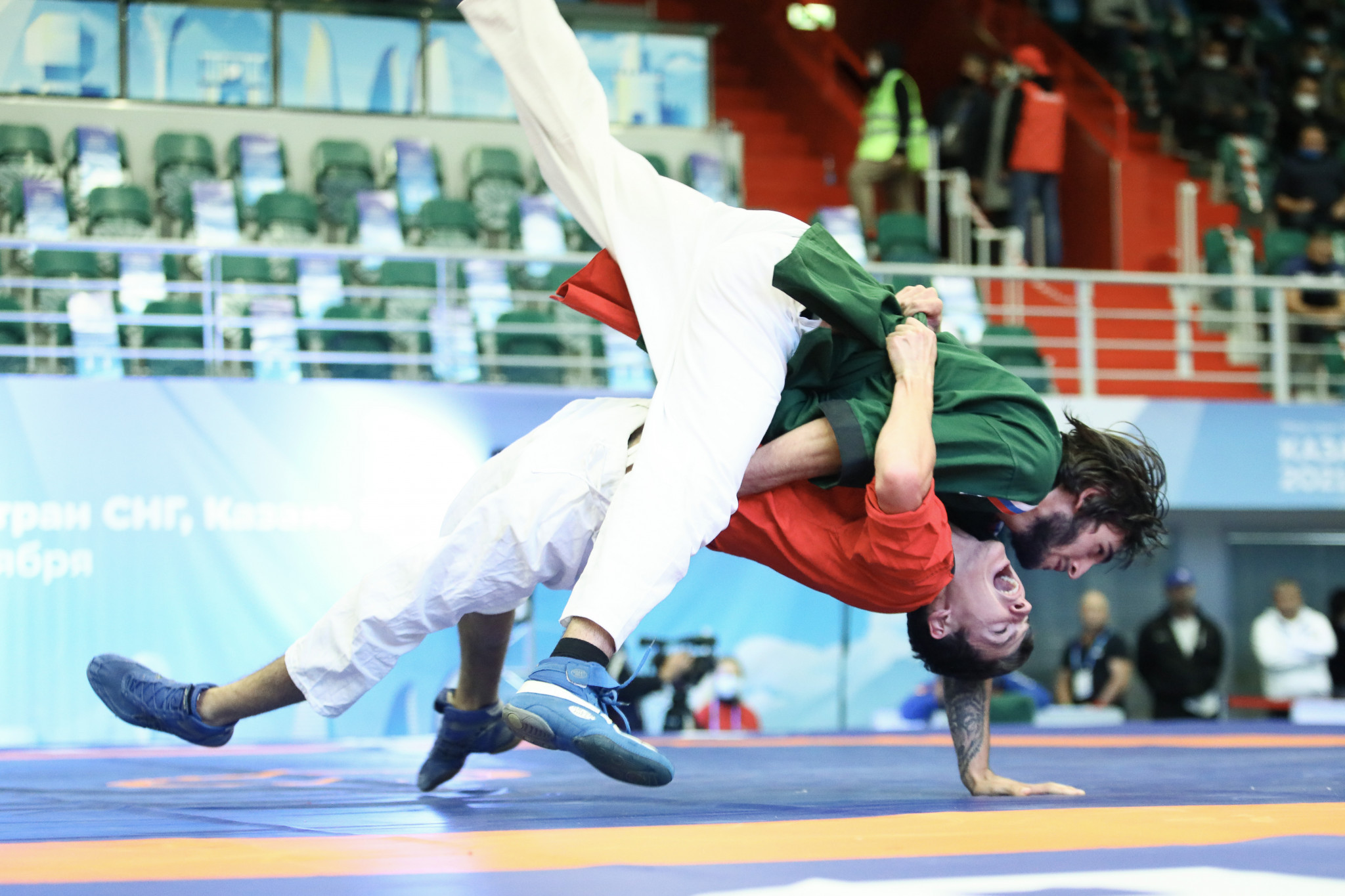 Russia won nine of ten belt wrestling Koresh gold medals at the Games of the CIS Countries ©DSCP/Flickr
