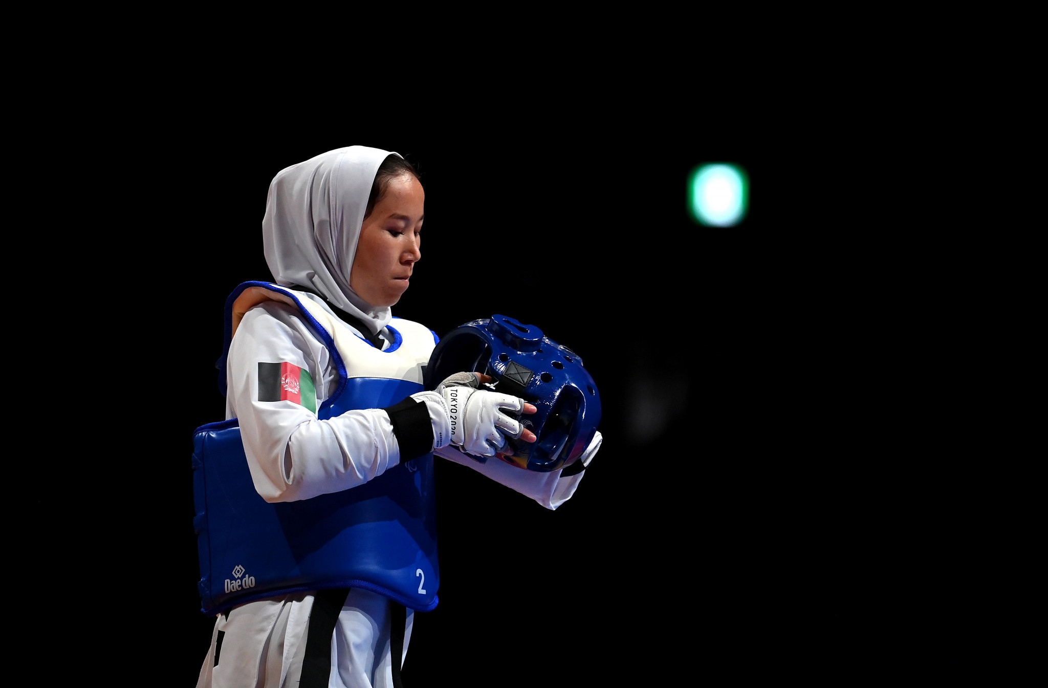 Para taekwondo athlete Zakia Khudadadi was granted an Australian visa last month ©Getty Images