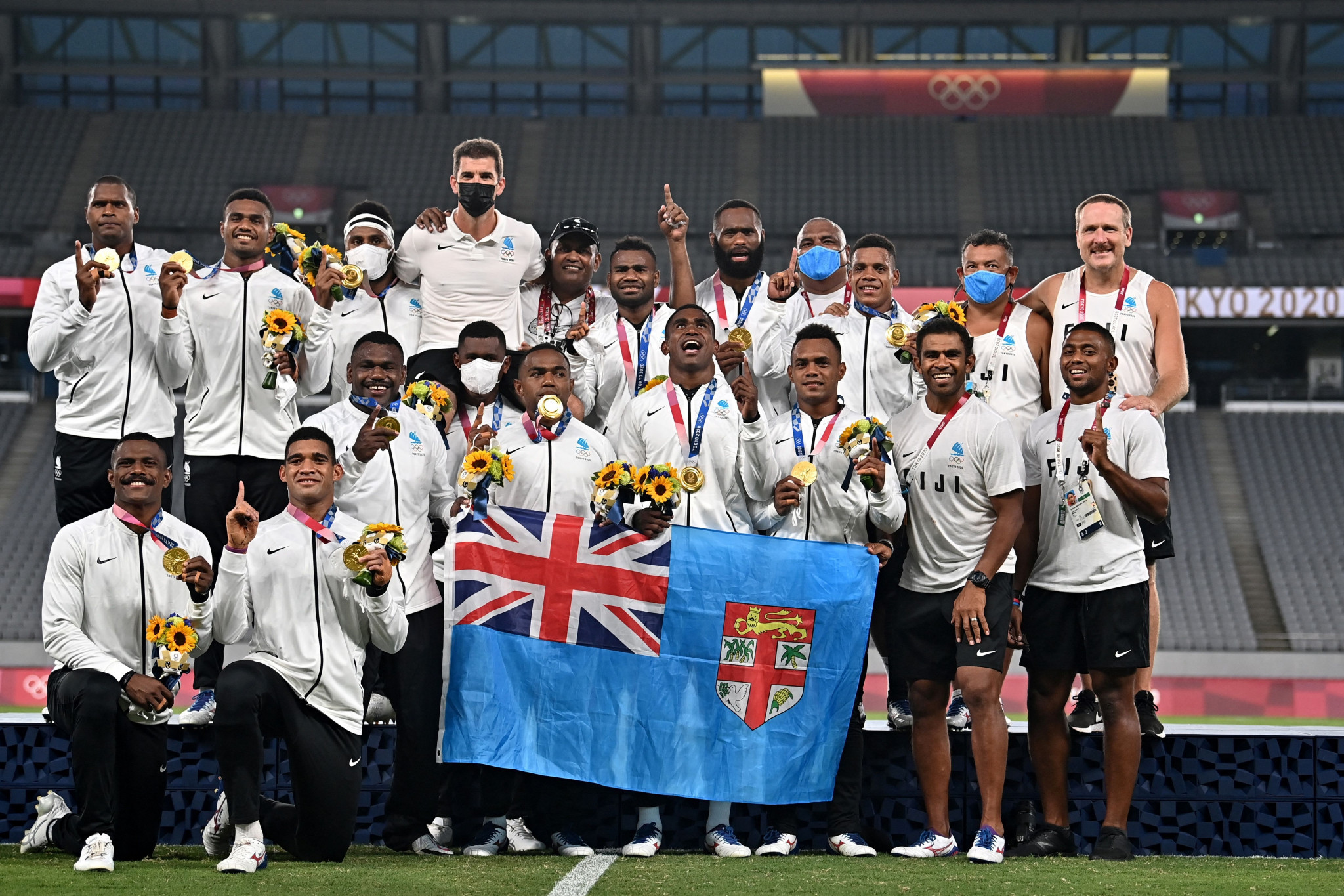 Fiji triumphed in the men's rugby sevens at Tokyo 2020 ©Getty Images