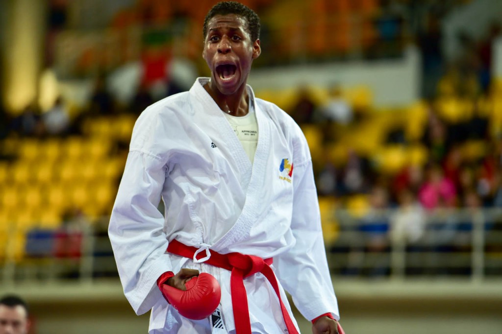 Dnylson Jacquet was one of three French gold medallists on the second day of the event in Limassol