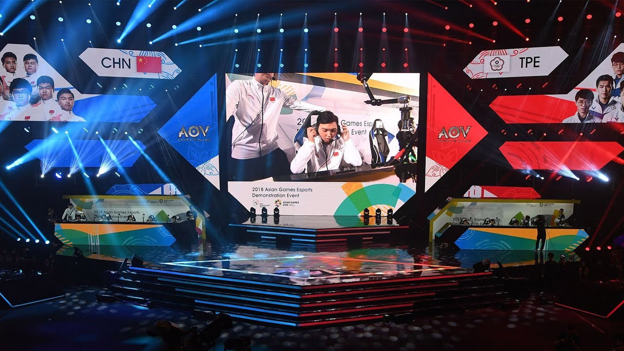esports featured as a demonstration sport at the 2018 Asian Games in Jakarta ©Getty Images