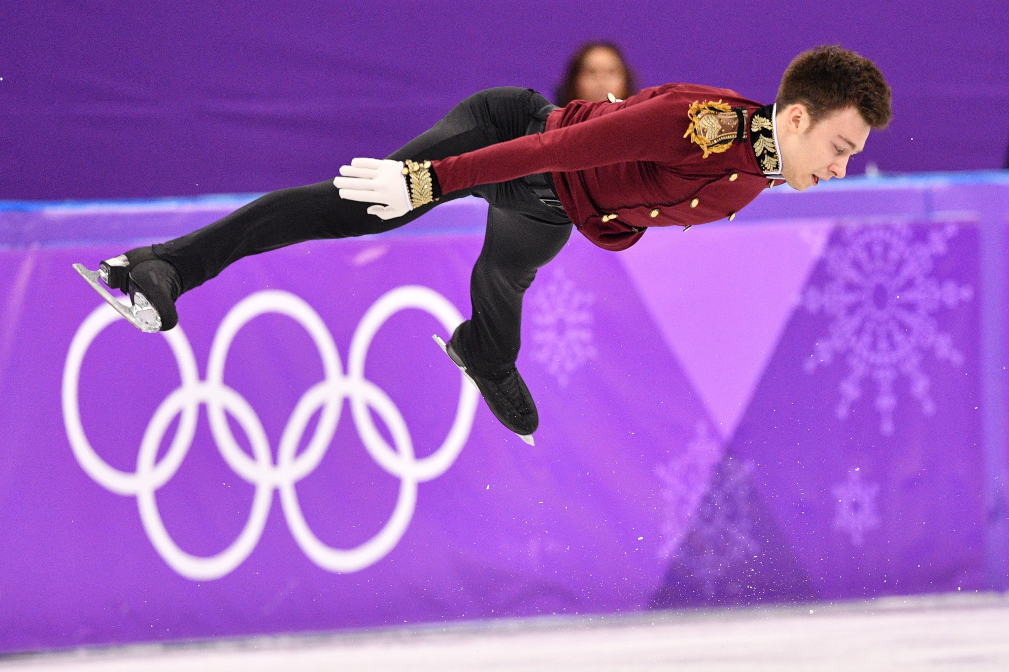 Dmitri Aliev appeared at the Pyeongchang 2018 Winer Olympics ©Getty Images
