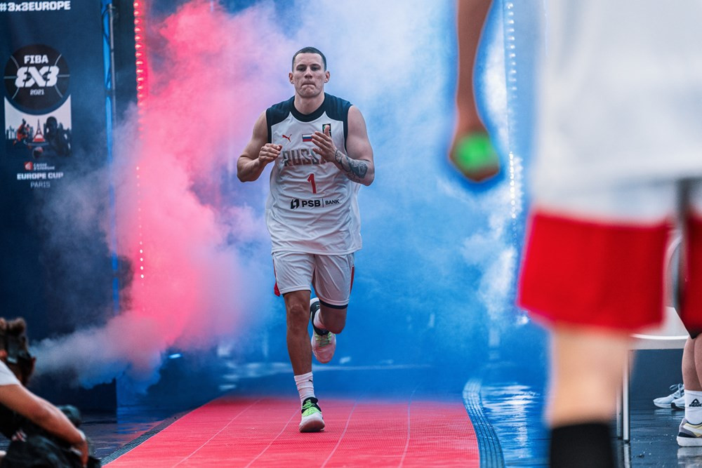 Russia blitz pool stage at FIBA 3x3 Europe Cup