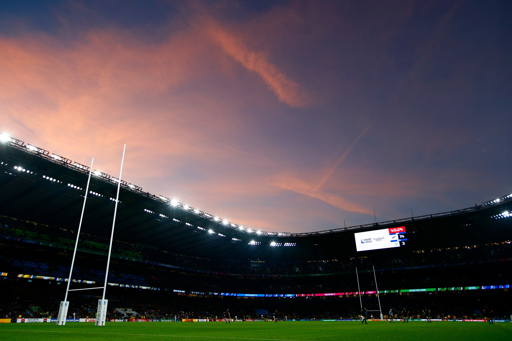 England hosted the men's Rugby World Cup in 2015, and RFU chairman Tom Ilube said England wants to host the 2031 edition ©Getty Images